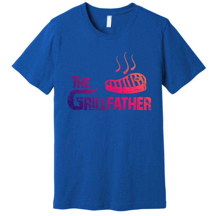 The Grillfather Funny Barbeque Grilling Gift Premium T-Shirt