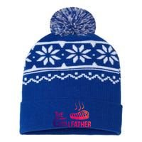 The Grillfather Funny Barbeque Grilling Gift USA-Made Snowflake Beanie