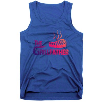 The Grillfather Funny Barbeque Grilling Gift Tank Top