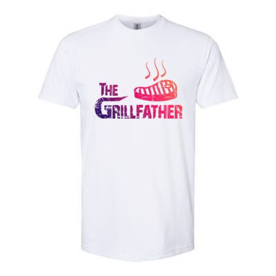 The Grillfather Funny Barbeque Grilling Gift Softstyle CVC T-Shirt