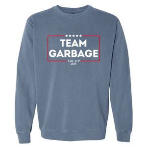 Team Garbage For Trump 2024 Garment-Dyed Sweatshirt