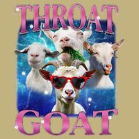 Throat Goat Funny Inappropriate Adult Humor Unhinged Meme Cooling Performance Crew T-Shirt
