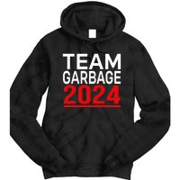 Team Garbage For Trump 2024 Tie Dye Hoodie