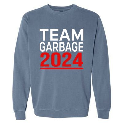 Team Garbage For Trump 2024 Garment-Dyed Sweatshirt