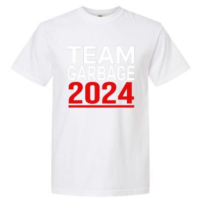 Team Garbage For Trump 2024 Garment-Dyed Heavyweight T-Shirt