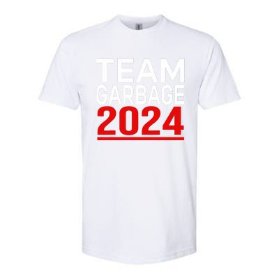 Team Garbage For Trump 2024 Softstyle CVC T-Shirt