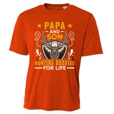 Tee Gift For Dad Papa And Son Hunting Buddies For Life Cool Gift Cooling Performance Crew T-Shirt