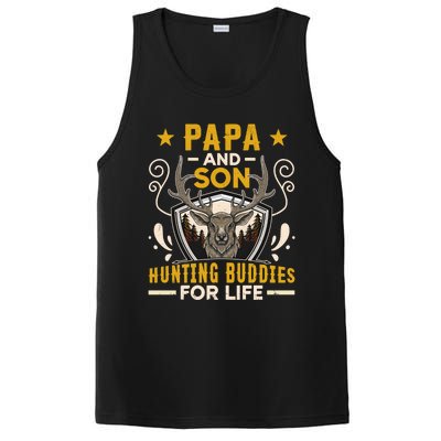 Tee Gift For Dad Papa And Son Hunting Buddies For Life Cool Gift PosiCharge Competitor Tank