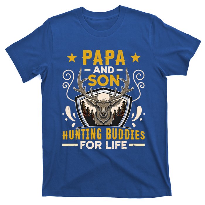 Tee Gift For Dad Papa And Son Hunting Buddies For Life Cool Gift T-Shirt