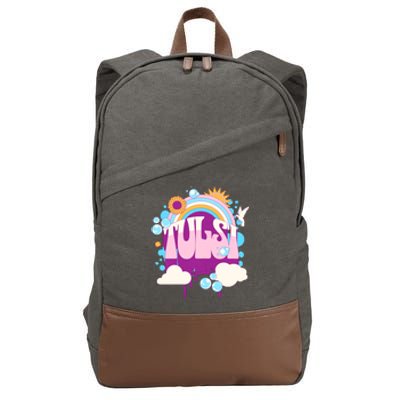 Tulsi Gabbard For President 2024 Cotton Canvas Backpack