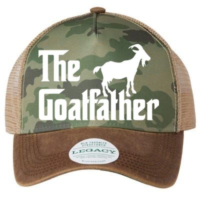 The Goatfather Funny Goat Father Lover Gift Legacy Tie Dye Trucker Hat