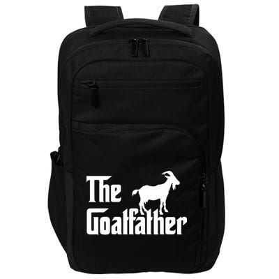 The Goatfather Funny Goat Father Lover Gift Impact Tech Backpack