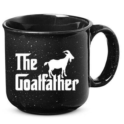 The Goatfather Funny Goat Father Lover Gift 15oz Campfire Ceramic Mug