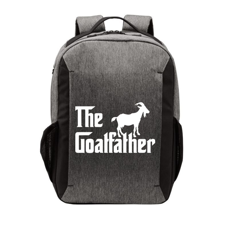 The Goatfather Funny Goat Father Lover Gift Vector Backpack