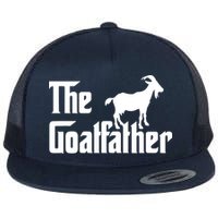 The Goatfather Funny Goat Father Lover Gift Flatbill Hat