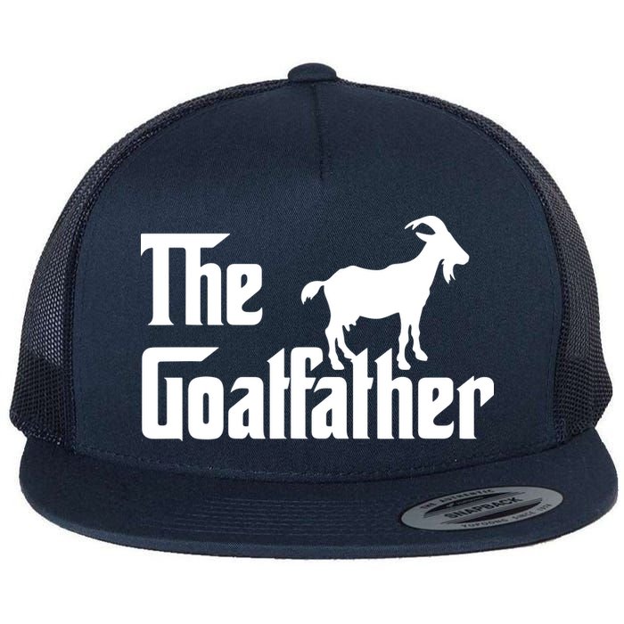 The Goatfather Funny Goat Father Lover Gift Flatbill Hat