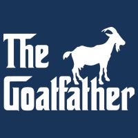 The Goatfather Funny Goat Father Lover Gift Flatbill Hat