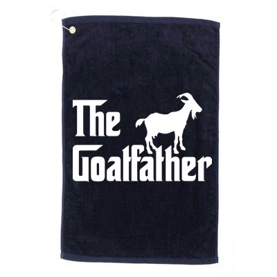 The Goatfather Funny Goat Father Lover Gift Golf Towel