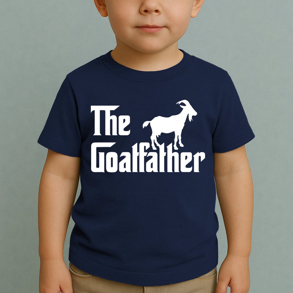 The Goatfather Funny Goat Father Lover Gift Toddler T-Shirt
