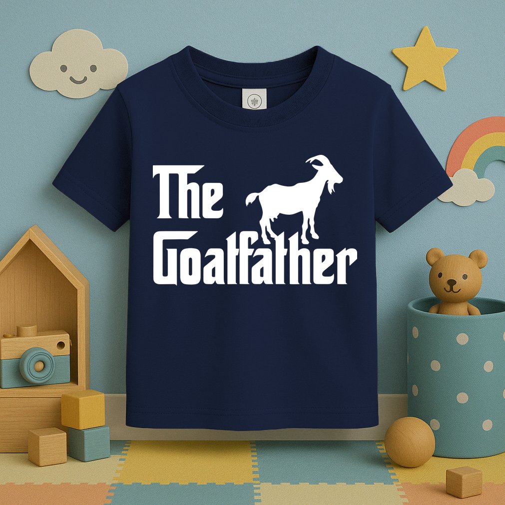 The Goatfather Funny Goat Father Lover Gift Toddler T-Shirt