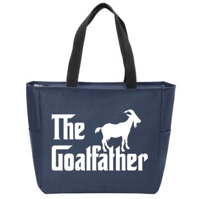 The Goatfather Funny Goat Father Lover Gift Zip Tote Bag