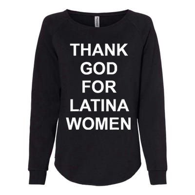 Thank God For Latina Womens California Wash Sweatshirt