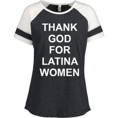 Thank God For Latina Enza Ladies Jersey Colorblock Tee