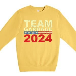 Team Garbage For Trump 2024 Elections 2024 Vote For Trump Gift Premium Crewneck Sweatshirt