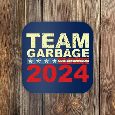 Team Garbage For Trump 2024 Elections 2024 Vote For Trump Gift Coaster