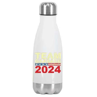 Team Garbage For Trump 2024 Elections 2024 Vote For Trump Gift Stainless Steel Insulated Water Bottle