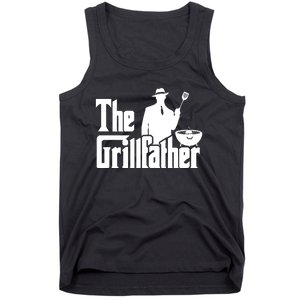 The Grillfather Funny Bbq Design For Dads Tank Top