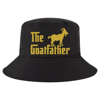 The Goatfather Funny Goat Father Goat Farmer Goat Lover Cool Comfort Performance Bucket Hat