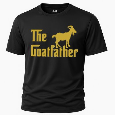 The Goatfather Funny Goat Father Goat Farmer Goat Lover Performance Shirt