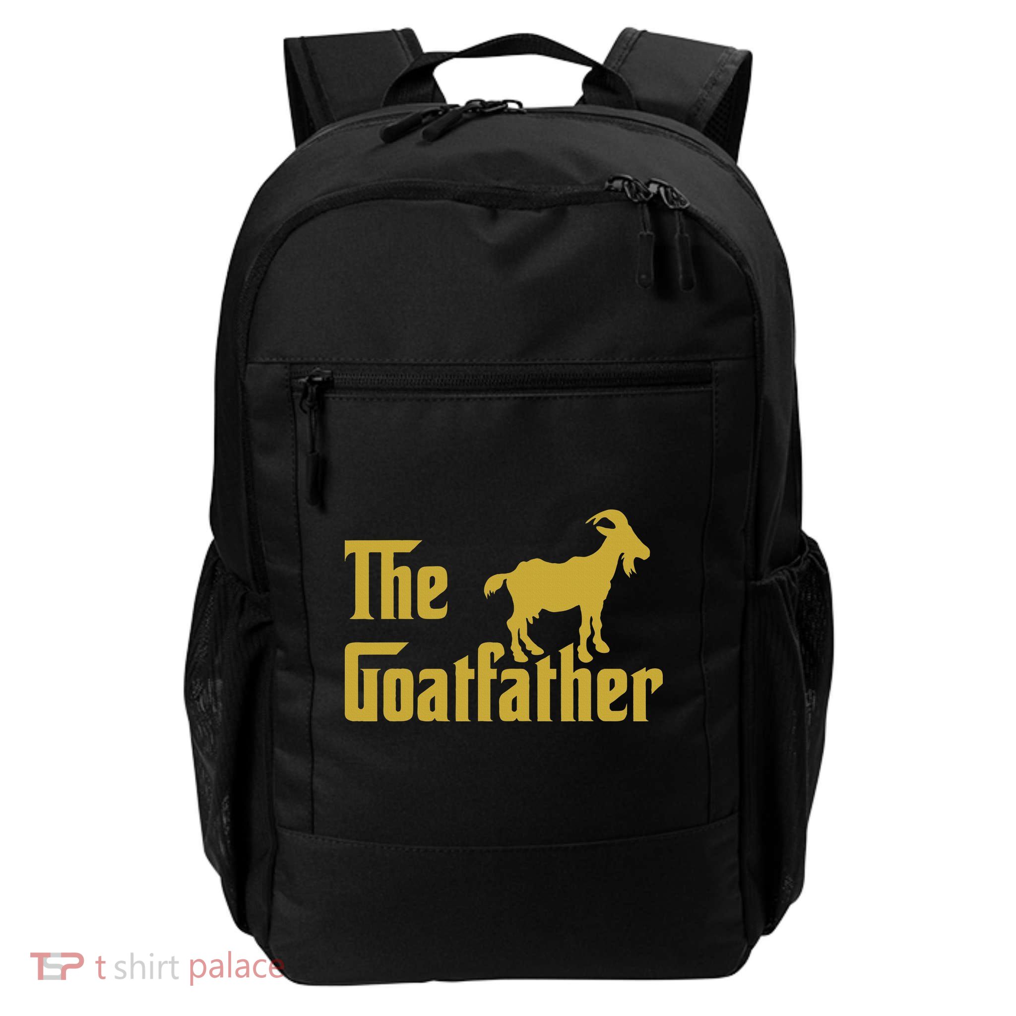 The Goatfather Funny Goat Father Goat Farmer Goat Lover Backpack
