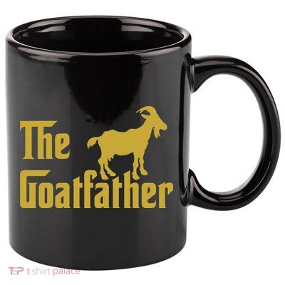 The Goatfather Funny Goat Father Goat Farmer Goat Lover 11oz C Handle Ceramic Mug