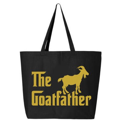The Goatfather Funny Goat Father Goat Farmer Goat Lover 25L Jumbo Tote