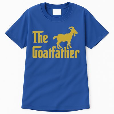 The Goatfather Funny Goat Father Goat Farmer Goat Lover Tall T-Shirt