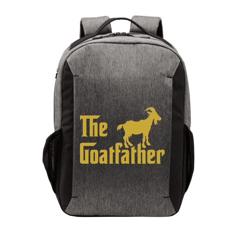 The Goatfather Funny Goat Father Goat Farmer Goat Lover Vector Backpack