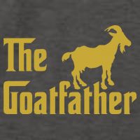 The Goatfather Funny Goat Father Goat Farmer Goat Lover Vector Backpack