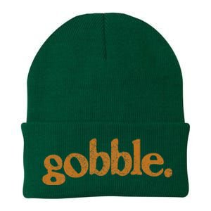 Thanksgiving Gobble Funny Turkey Day Knit Cap Winter Beanie