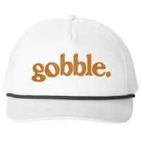 Thanksgiving Gobble Funny Turkey Day Snapback Five-Panel Rope Hat