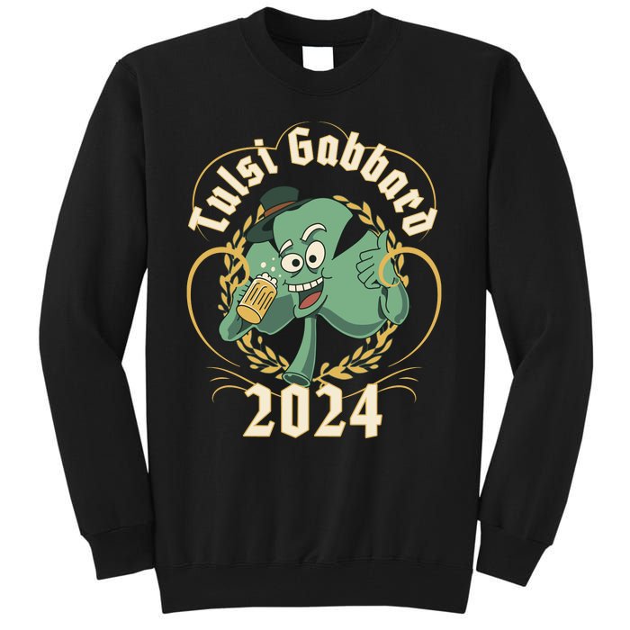 Tulsi Gabbard For President 2024 St Patrick's Day Tall Sweatshirt