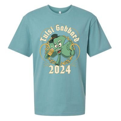 Tulsi Gabbard For President 2024 St Patrick's Day Sueded Cloud Jersey T-Shirt