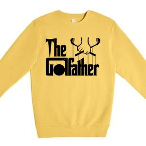 The Golf Father Funny Golfing Premium Crewneck Sweatshirt