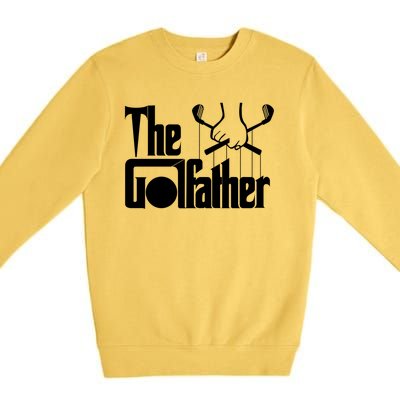 The Golf Father Funny Golfing Premium Crewneck Sweatshirt