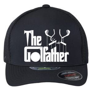 The Golf Father Funny Golfing Flexfit Unipanel Trucker Cap