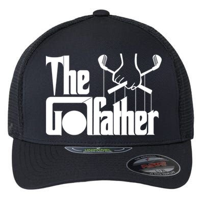 The Golf Father Funny Golfing Flexfit Unipanel Trucker Cap