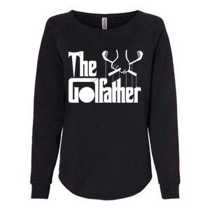 The Golf Father Funny Golfing Womens California Wash Sweatshirt