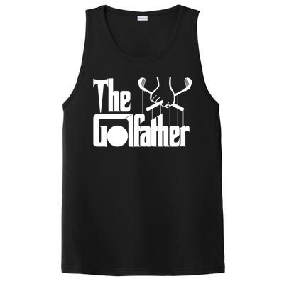 The Golf Father Funny Golfing PosiCharge Competitor Tank