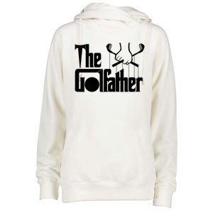 The Golf Father Funny Golfing Womens Funnel Neck Pullover Hood